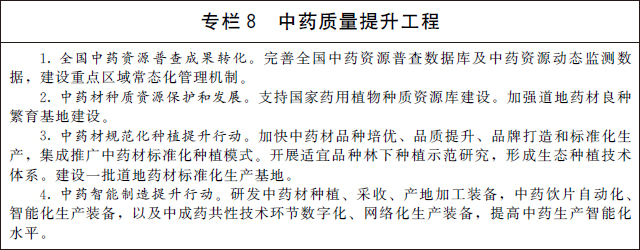 國務院辦公廳關(guān)于印發(fā) “十四五” 中醫(yī)藥發(fā)展規(guī)劃的通知(圖10)