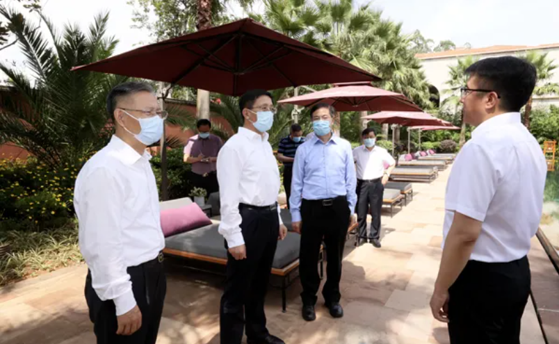 王予波到云南康旅集團(tuán)溫泉山谷國(guó)際康養(yǎng)城調(diào)研(圖1)